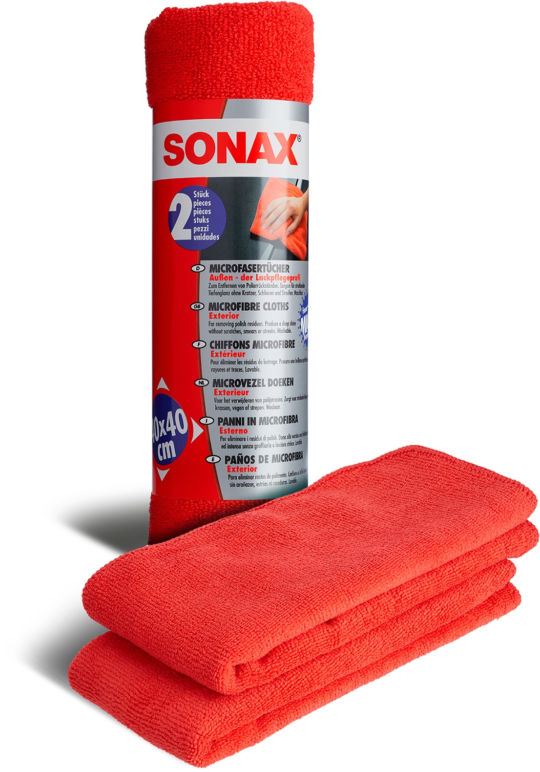 SONAX - Utierka z mikrovlákna na exteriér, 2 ks
