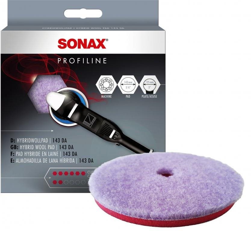 SONAX Kotúč HybridWollPad Dual Action – 143 mm