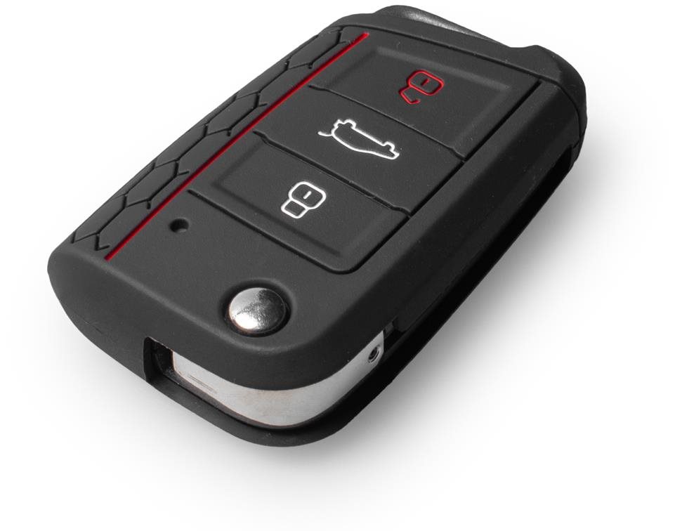Ochranné silikonové puzdro na klúč pre VW/Seat/Škoda novšia generácia, s vystrelovacím klúčom, farieb