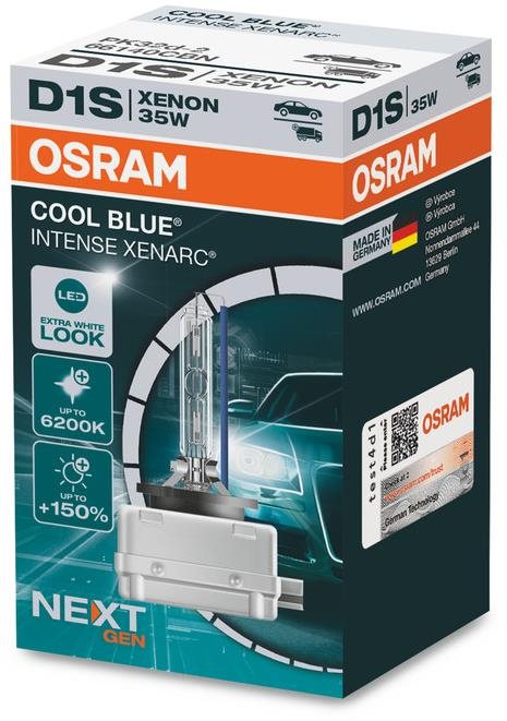 OSRAM Xenarc CBI Next Generation D1S, 35 W, 12/24 V, PK32d-2