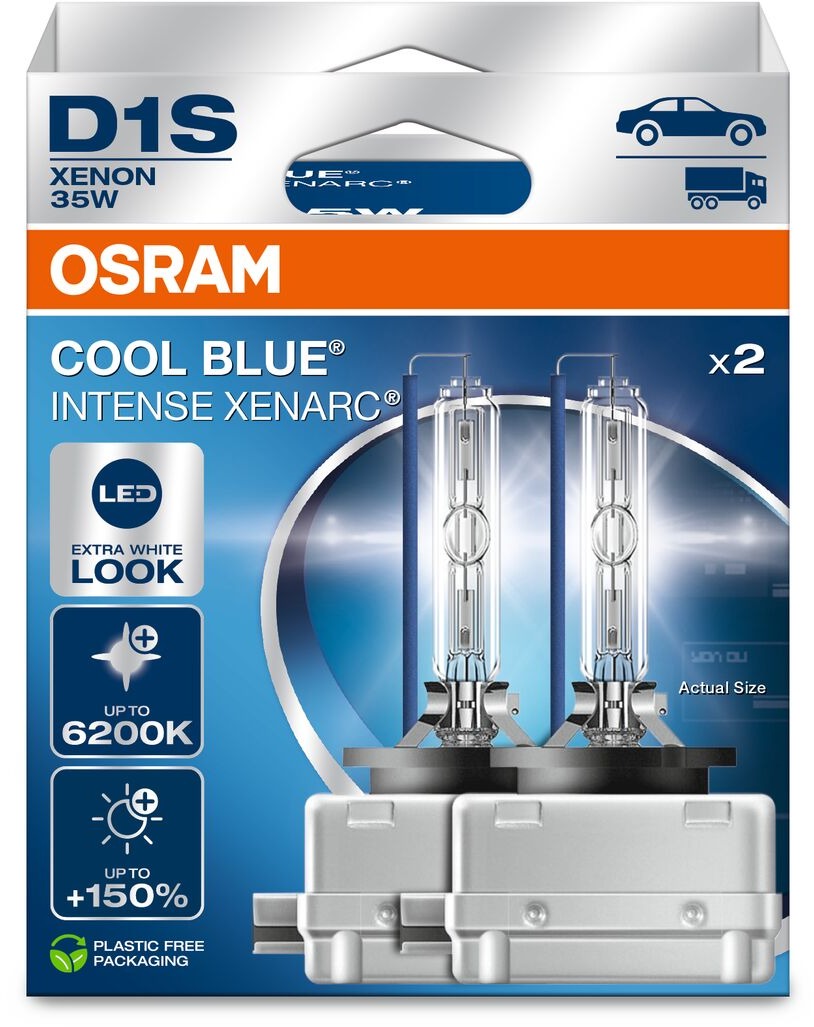 OSRAM Xenarc CBI Next Generation, D1S, 35 W, 12/24 V, PK32d-2 Duobox