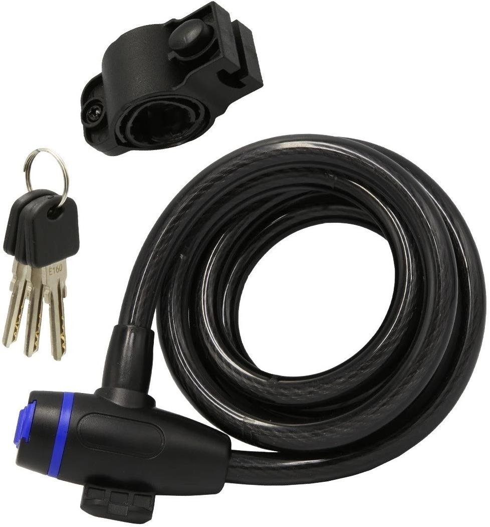 SEFIS Zámok s oceľovým lanom 1,8 m 12 mm