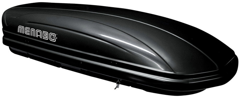 Menabo Mania 400 Black - objem 400 l, pravostranné otváranie, čierny