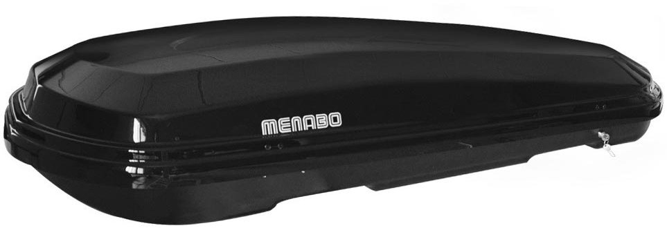 Menabo Diamond 500 Black - objem 500 l, obojstranné otváranie, čierny