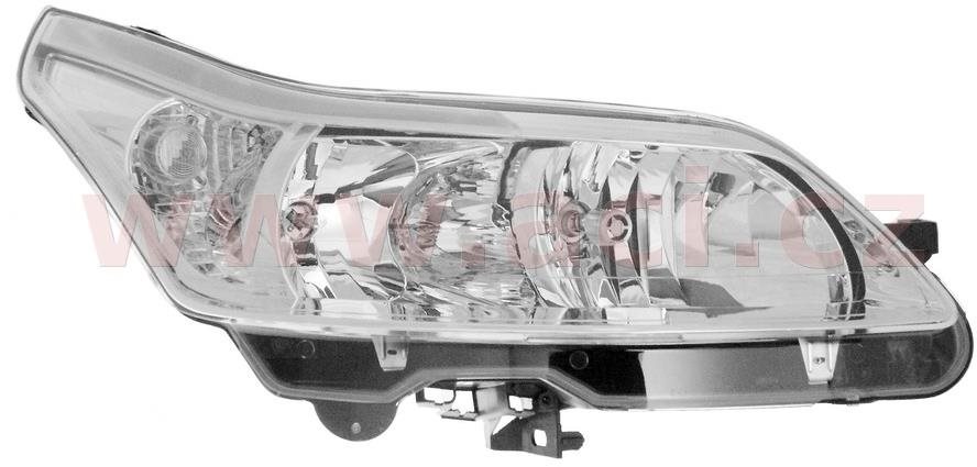 VALEO CIT C4 04-10 pr. svetlo H7+H1 (el. ovládané + motorček) , P