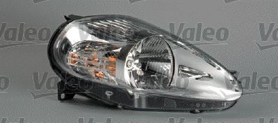 VALEO FIAT Grande Punto 05-08 pr. svetlo H4 (el. ovládané + motorček) chrómové L