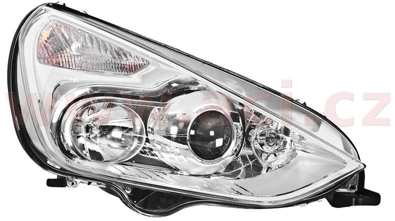 HELLA FORD Galaxy 06-pr. svetlo BI-XENON D1S + H1 s natáčaním do zákruty (prvovýroba) P