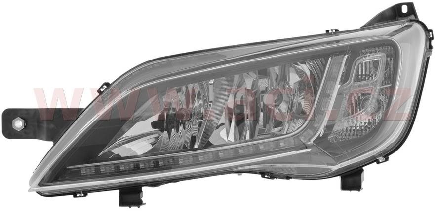MAGNETI MARELLI PEUGEOT Boxer 14 - pr. svetlo H7+H7+LED pre denné svietenie (el. ovládané + motorček)