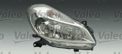 VALEO RENAULT Clio 05-08 pr. svetlo H7+H1 (el. ovládané) , L