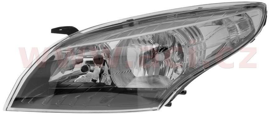 MAGNETI MARELLI RENAULT Mégane 12 - pr. svetlo H7+H7 (el. ovládané motorčekom) chróm. pozadie (prvovýroba)