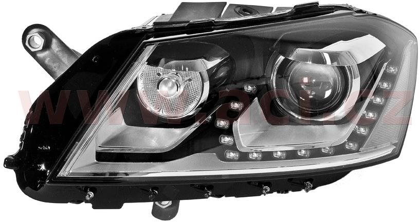 VALEO VW PASSAT 11-14 pr. svetlo XENON D3S + LED s natáčaním do zákruty a adaptívnym sklonom, s denným svietením