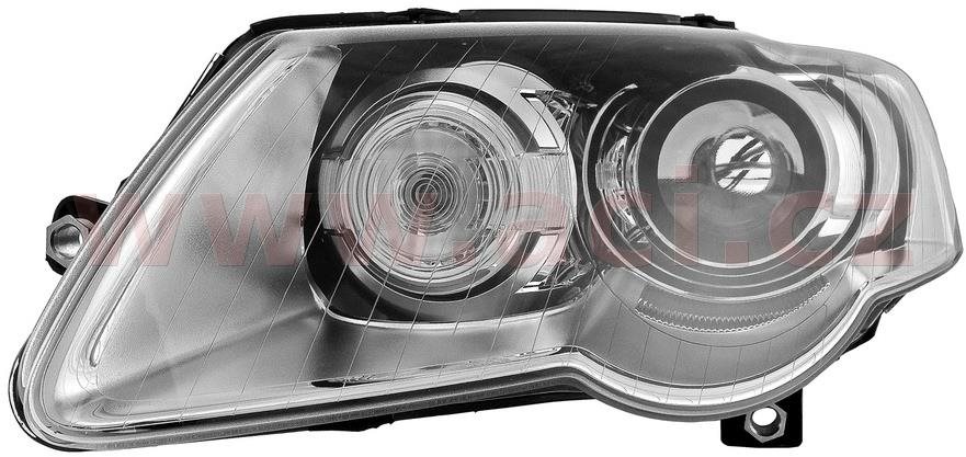 VALEO VW PASSAT 05- -6/07 pr. svetlo XENON D1S+H7 (pre typ jednotky 5GL, AUTO.O.), L