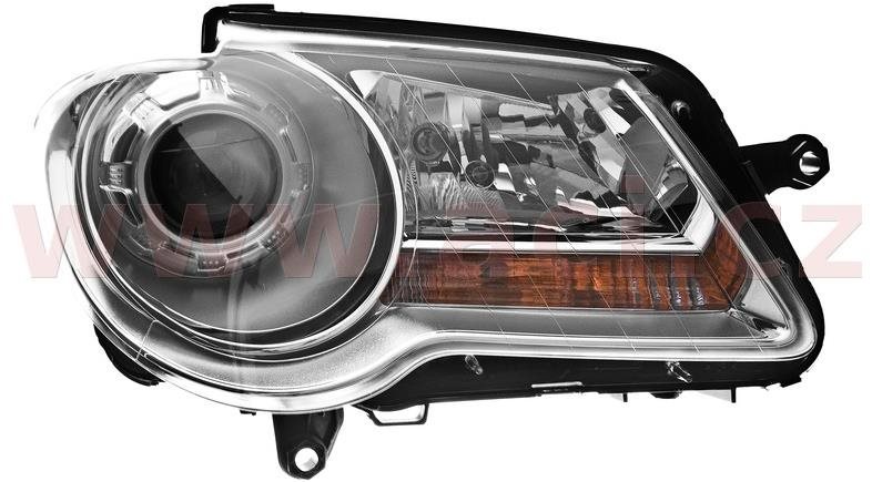 MAGNETI MARELLI VW TOURAN 07 - pr. svetlo H7+H7 (el. ovládané motorčekom) chrómové (prvovýroba) P
