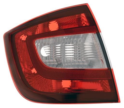 HELLA ŠKODA RAPID 12 - zad. svetlo (bez obj.) tmavé L