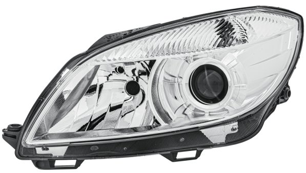 HELLA ŠKODA FABIA 10 - pr. svetlo H7+H7 (el. ovládané, 7pin. konektor) (prvovýroba) L