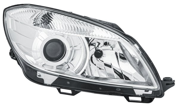 HELLA ŠKODA FABIA 10- pr. svetlo H7 + H7 (el. ovládané, 7-pin. konektor) (prvovýroba) P