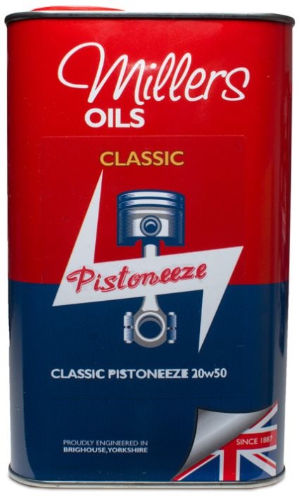 Millers Oils Špičkový minerálny olej Classic Pistoneeze 20W-50 5 l pre auto a moto veterány
