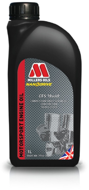 Millers Oils Pretekársky plne syntetický motorový olej NANODRIVE – CFS 10W-60 1 l