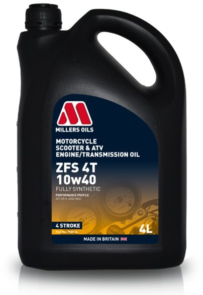 Millers Oils Úplne syntetický motorový olej – ZFS 10w40 4 l