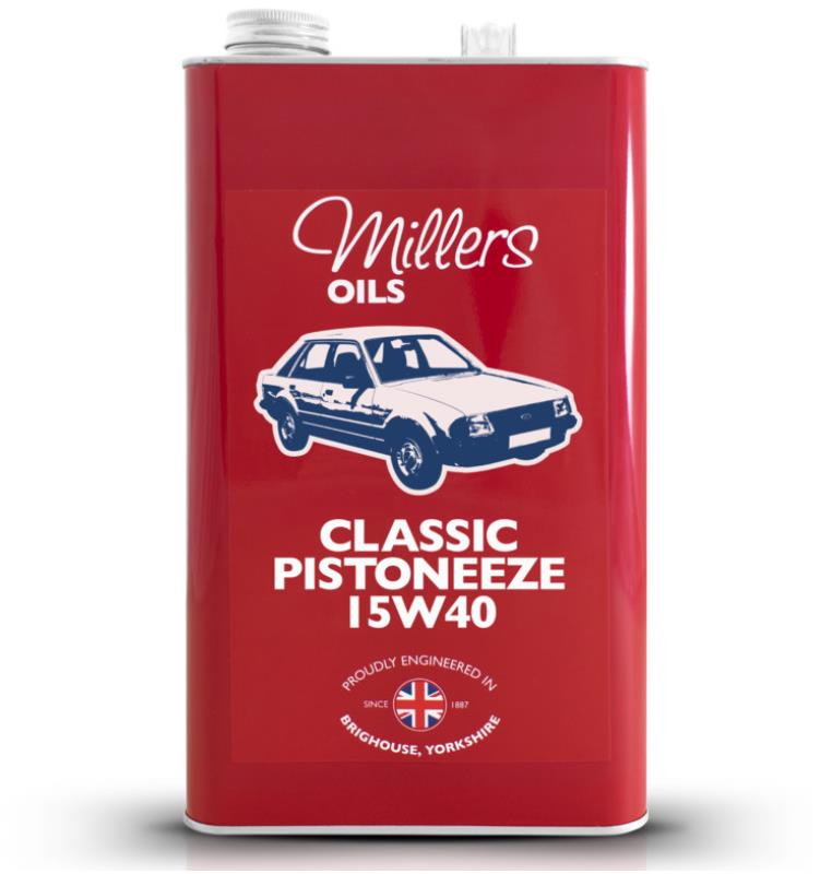 Millers Oils Špičkový minerálny motorový olej Classic Pistoneeze 15w-40 5 l