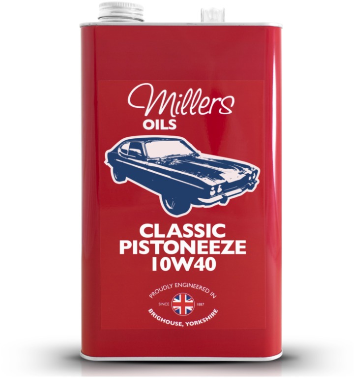Millers Oils Špičkový polosyntetický motorový olej Classic Pistoneeze 10w-40 5 l