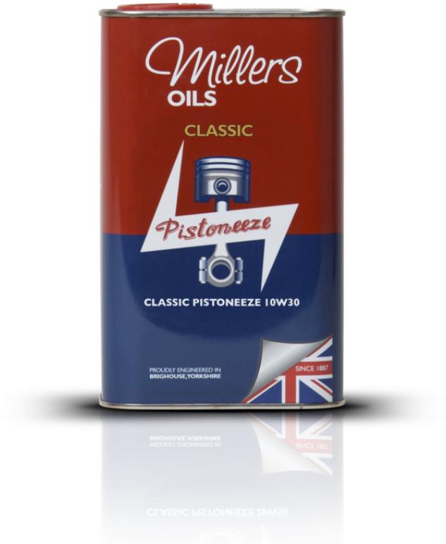 Millers Oils Špičkový polosyntetický motorový olej Classic Pistoneeze 10w-30 1 l