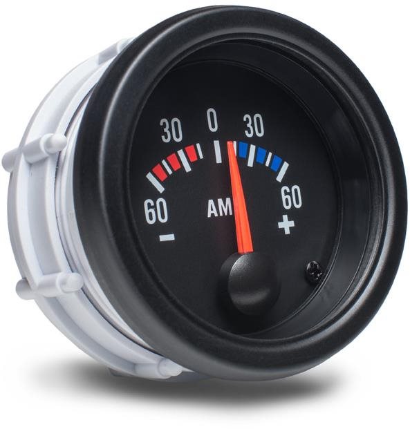 Auto Gauge – ukazovateľ el. napätia, čierny
