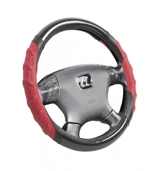 CAPPA Poťah na volant CU-1508006 čierno-červený