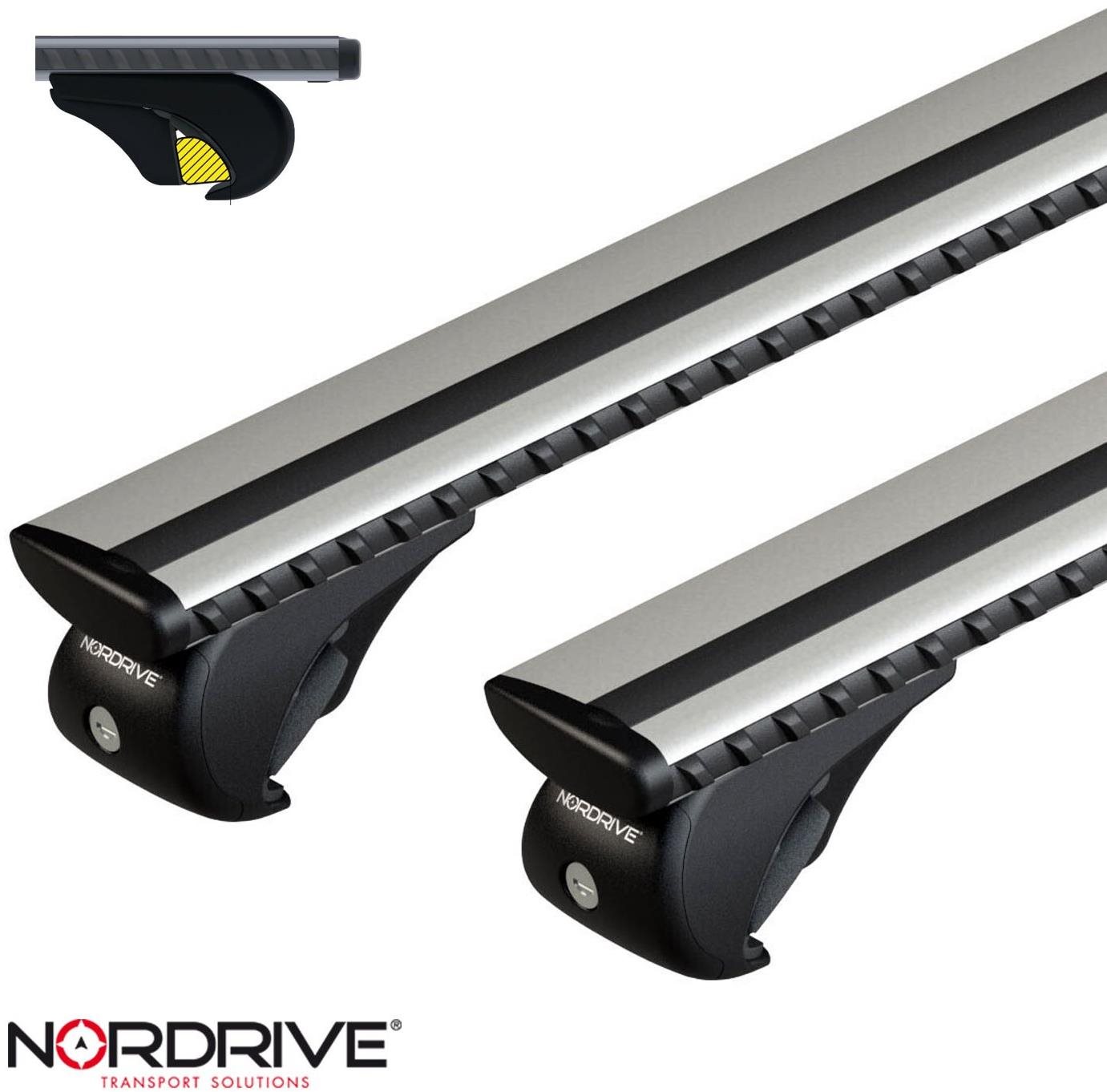 NORDRIVE SILENZIO 128 cm, ALU, TUV, GS