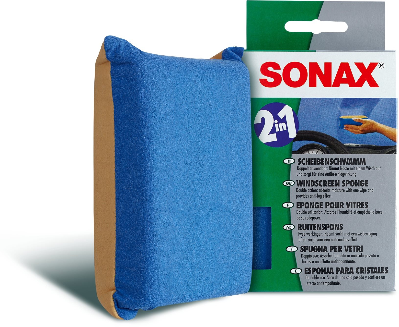 SONAX Špongia na sklá s odhmlievajúcim efektom
