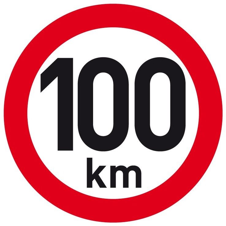 PUTNA reflexná rýchlosť 100 km