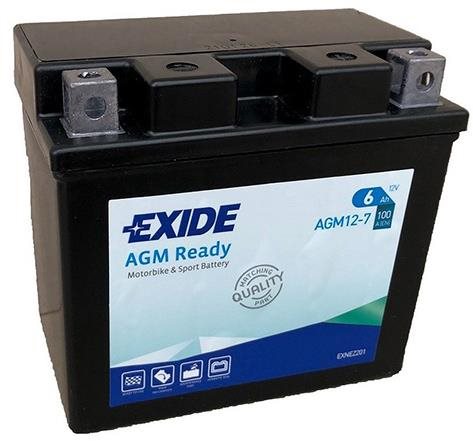 EXIDE BIKE AGM Ready 6 Ah, 12 V, AGM12-7 (YTZ7S-BS)