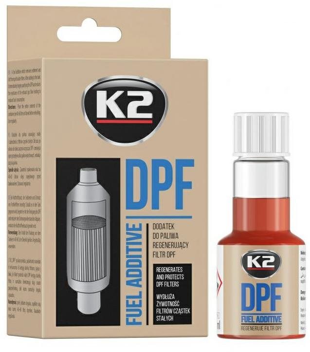 K2 DPF 50 ml – prídavok do paliva, regeneruje a chráni filtre