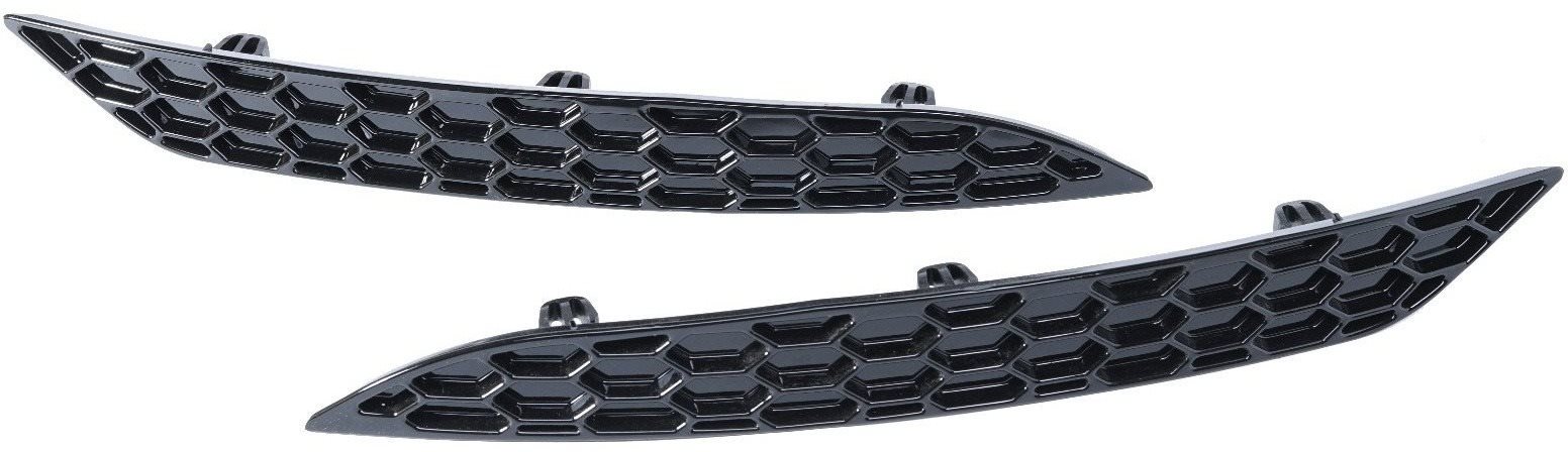 ACEXXON náhrada zadných odraziek vo vzore včelieho plástu pre VW Golf 7.5 GTI/R, farba lesklá čierna