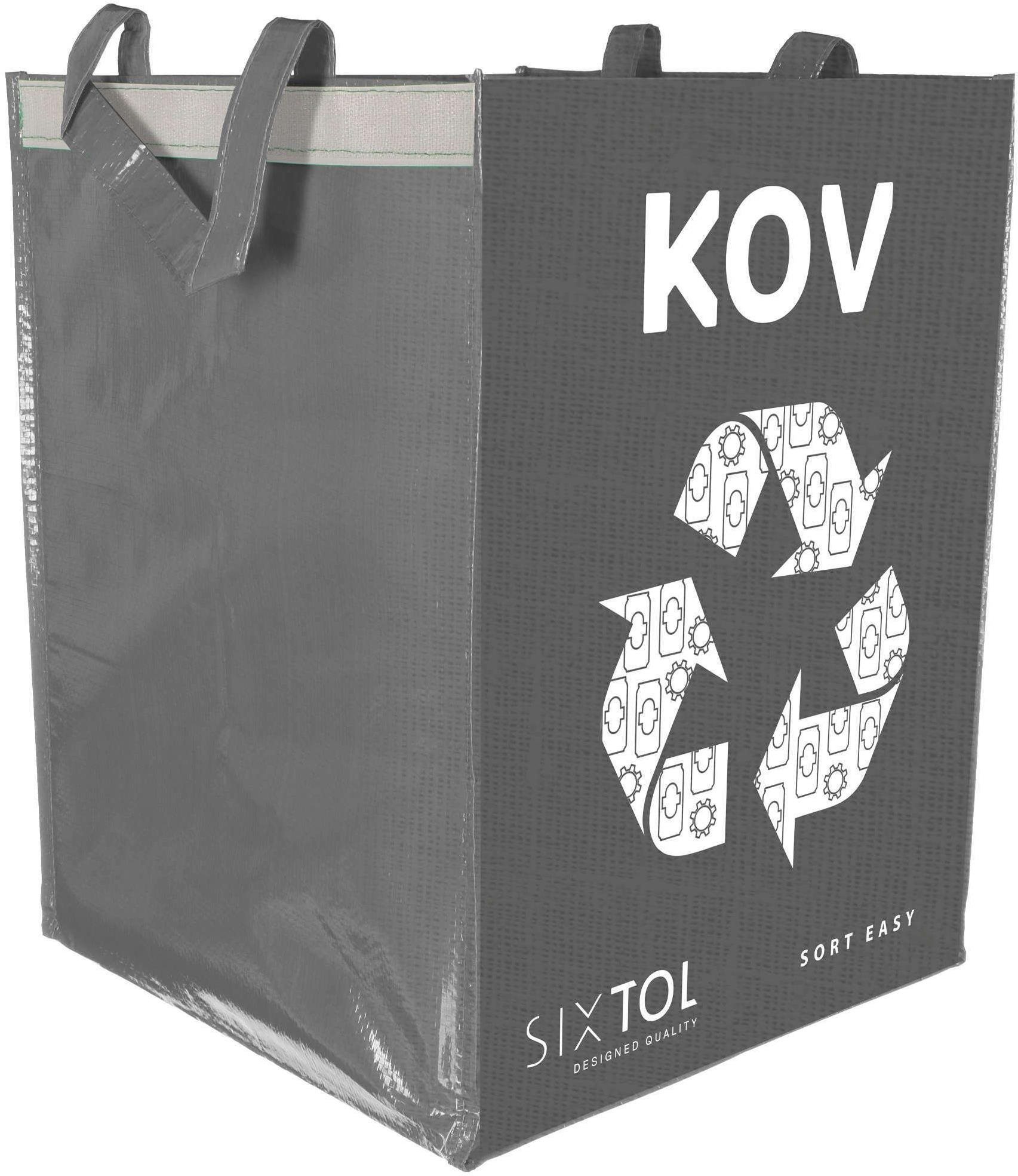 SIXTOL Vrece na triedený odpad SORT EASY METAL, 30 × 30 × 40 cm, 36 l