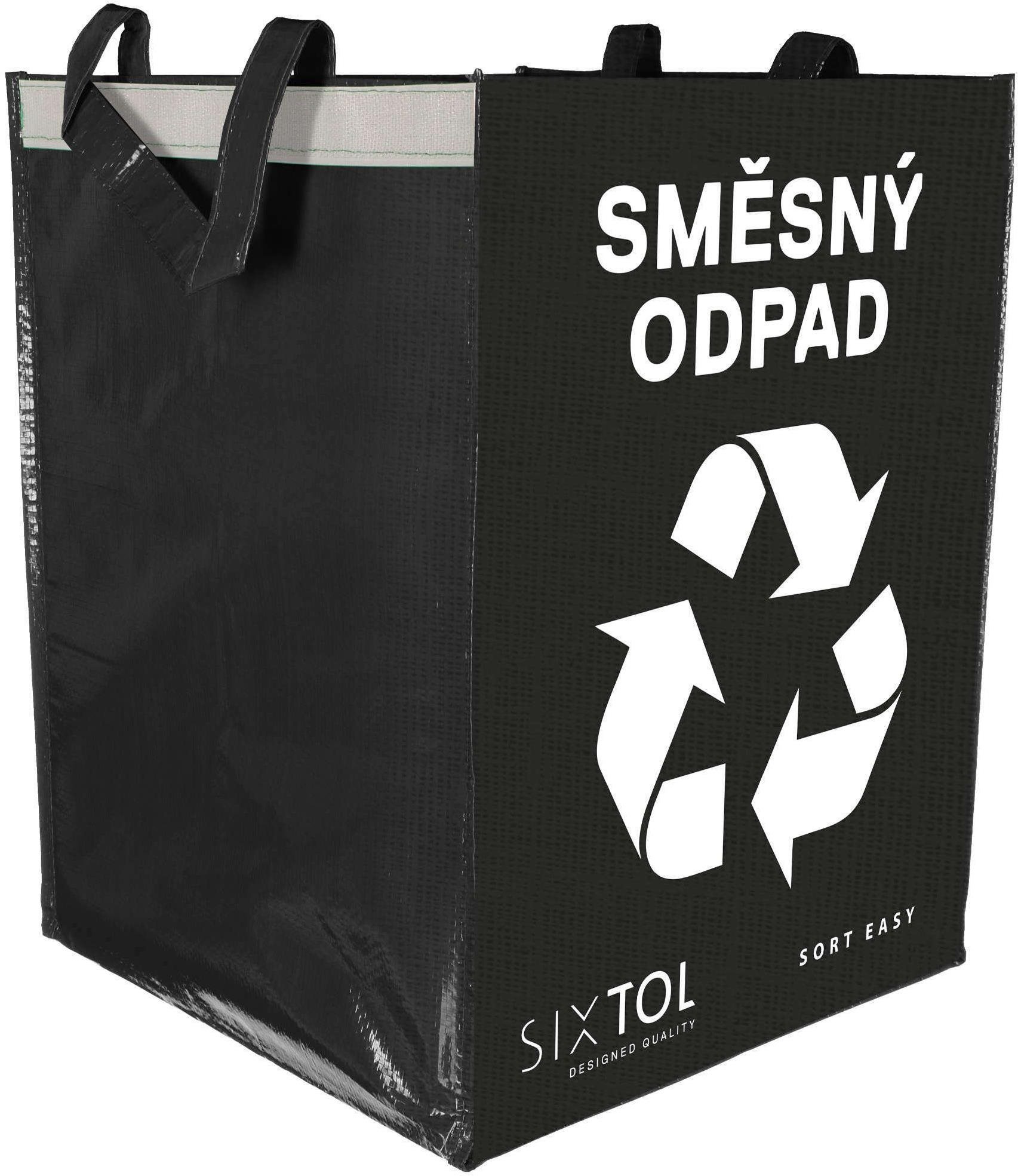 SIXTOL Vrece na triedený odpad SORT EASY MIXED, 30 × 30 × 40 cm, 36 l