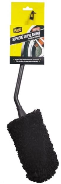 Meguiar's Supreme Angled Wheel Brush – luxusná mikrovláknová kefa na kolesá, zahnutá