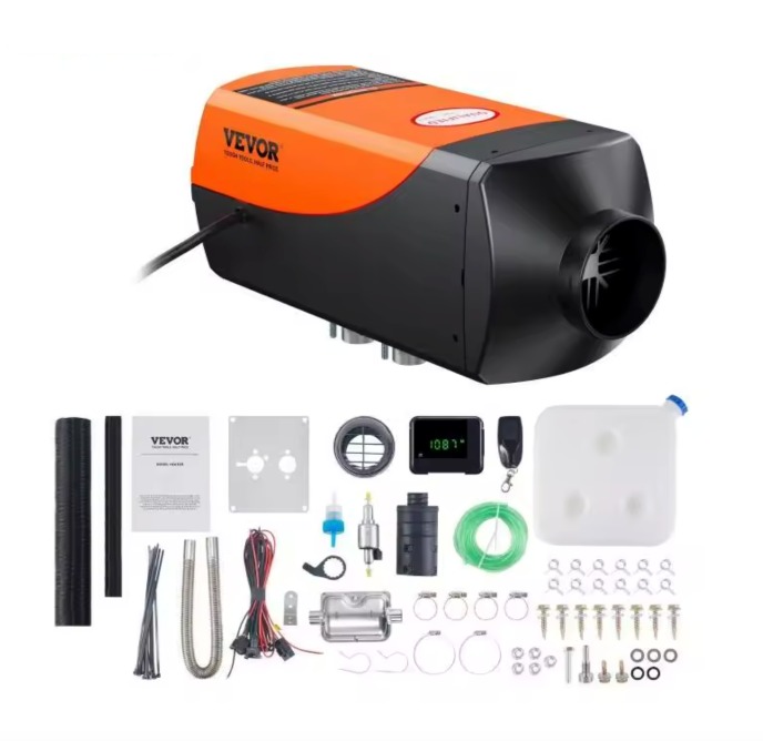 Vevor Nezávislé kúrenie 2 kW, 12/24 V, Nízka spotreba