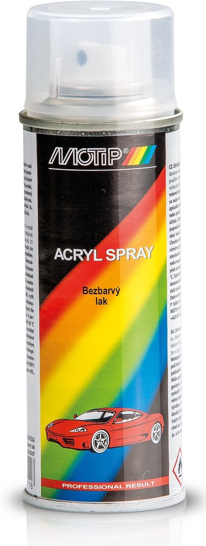 MOTIP M SD bezfarebný lak 200 ml