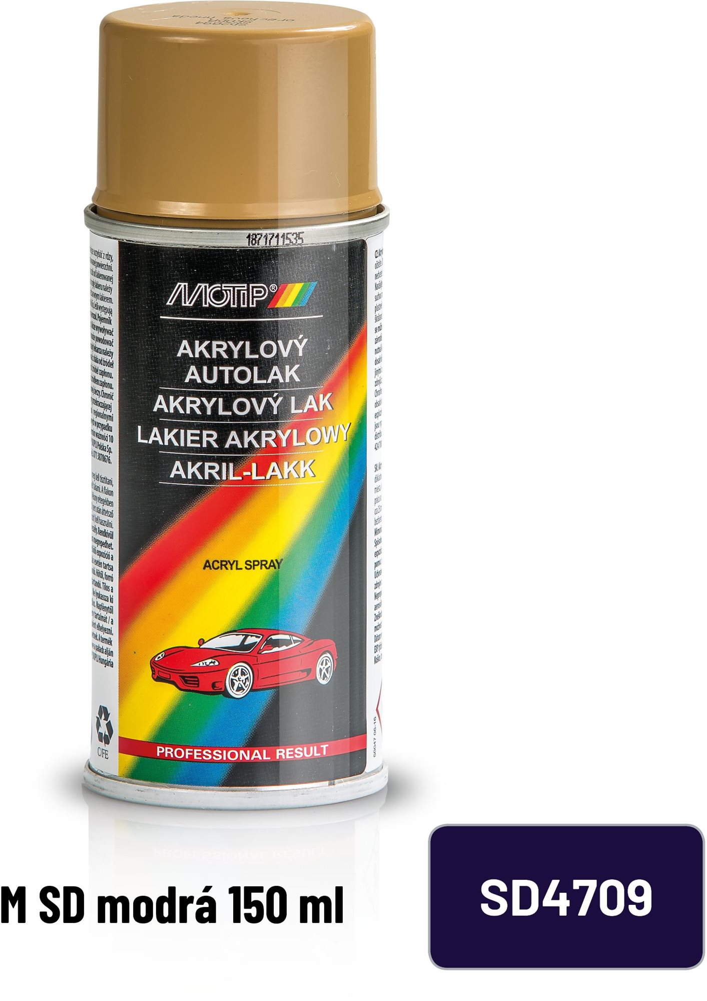 MOTIP M SD modrá 150 ml