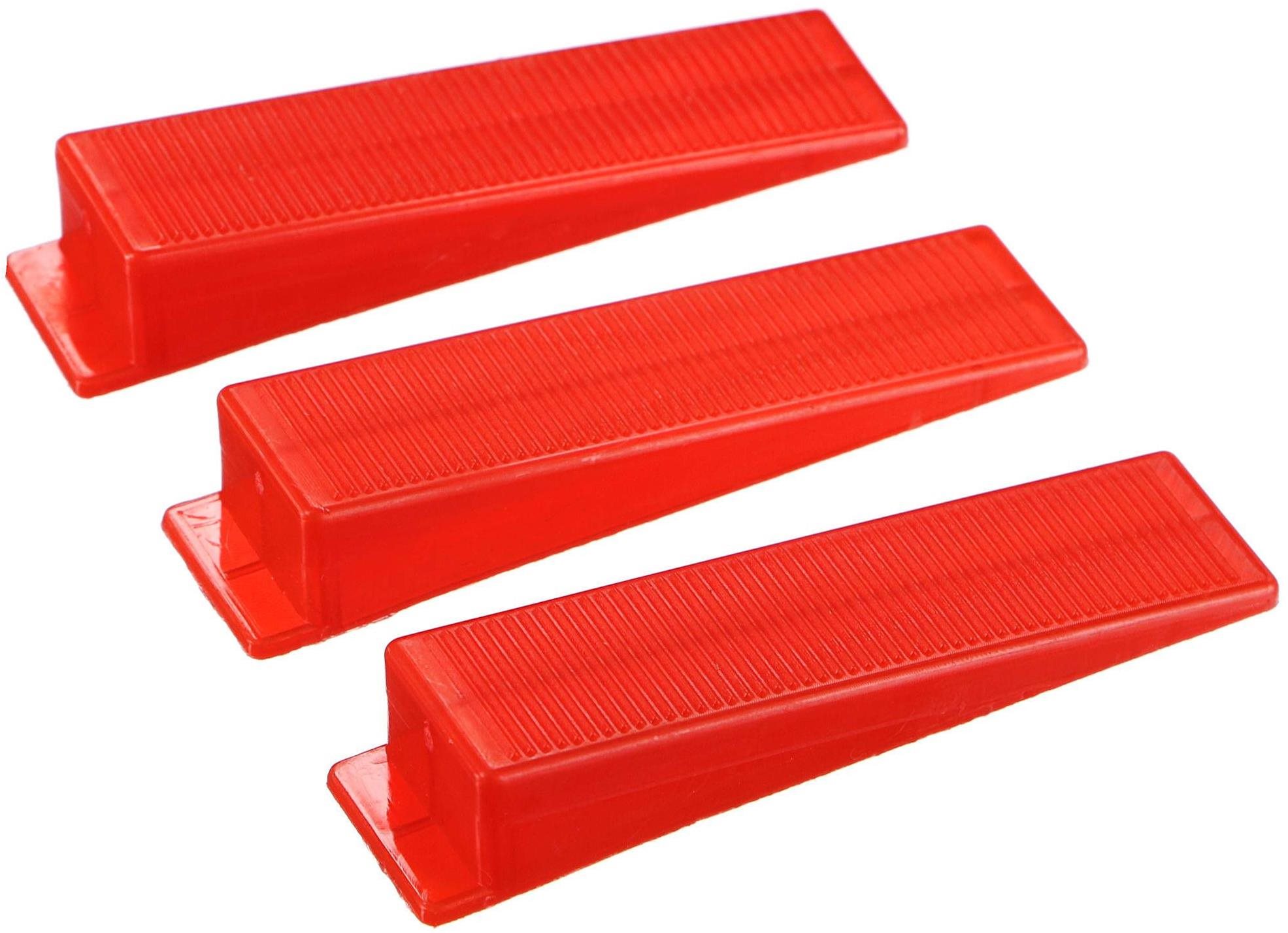 SIXTOL - Sada nivelačných klinov LEVEL SYSTEM WEDGE, 100 ks