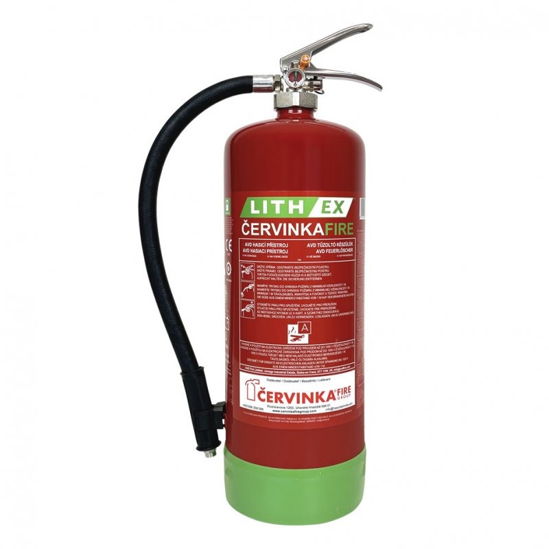 ČERVINKA Lith Ex hasiaci prístroj 6 l Aerosól vrátane revízie