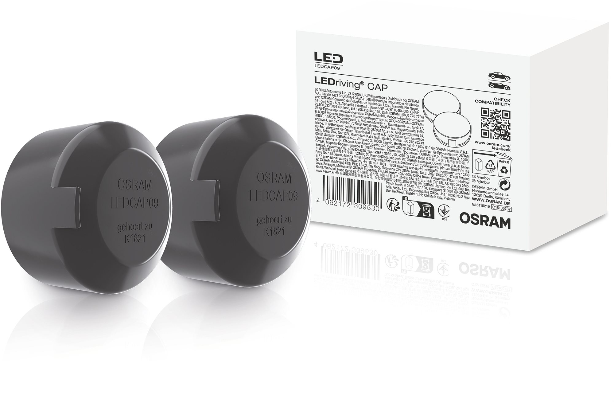 LEDriving krytka svetlometu LEDCAP09 pre Peugeot 208 po facelifte