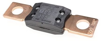 HELLA poistka MEGA 300 A sivá