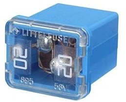 HELLA poistka PAL LOW PROFILE JCASE 20A modrá