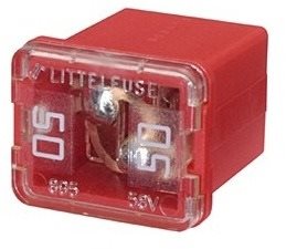 HELLA poistka PAL LOW PROFILE JCASE 50A červená