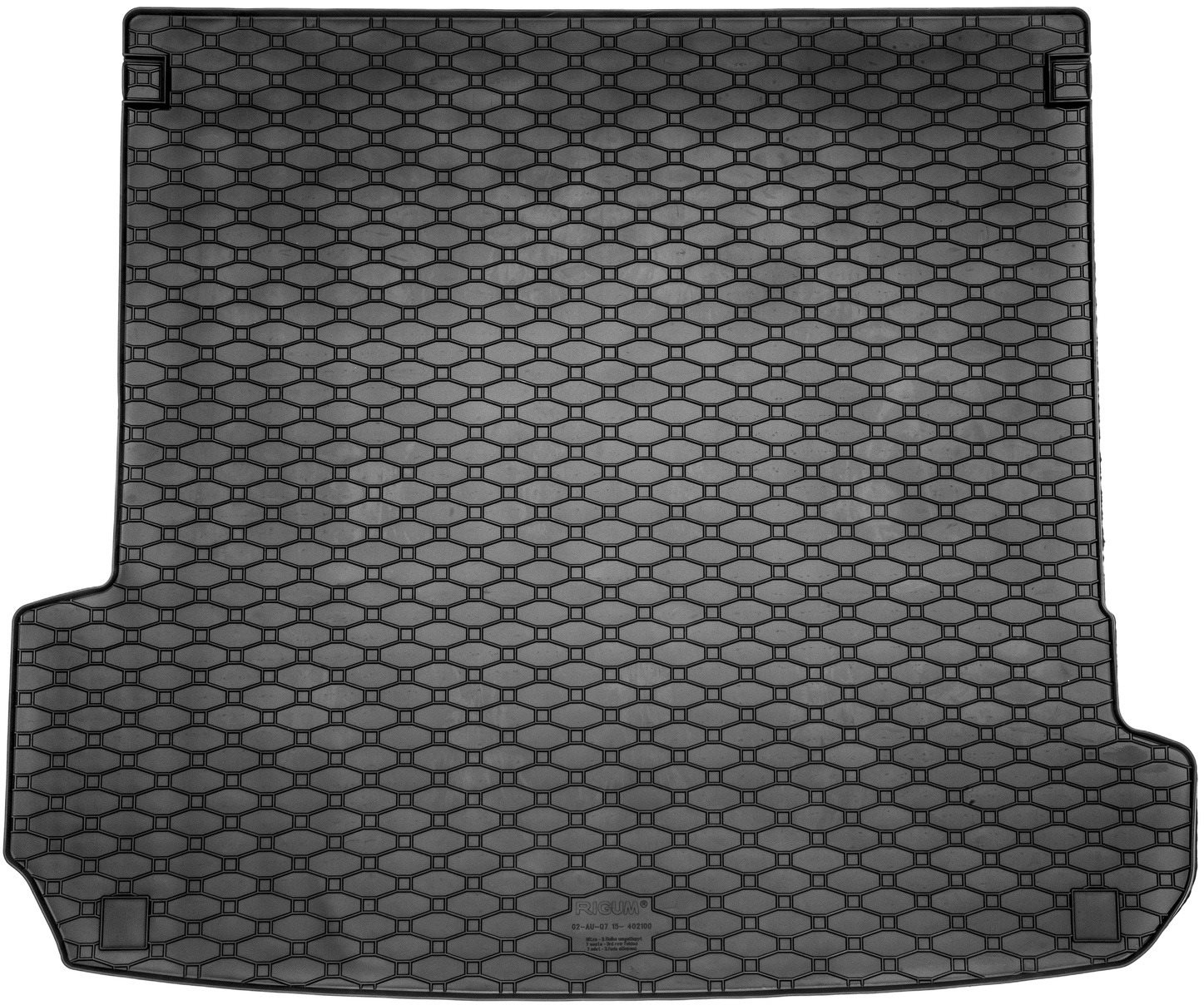 ACI AUDI Q7 04/15 - gumová vložka do kufra čierna (5 miest/7 miest so sklápacím 3. radom)