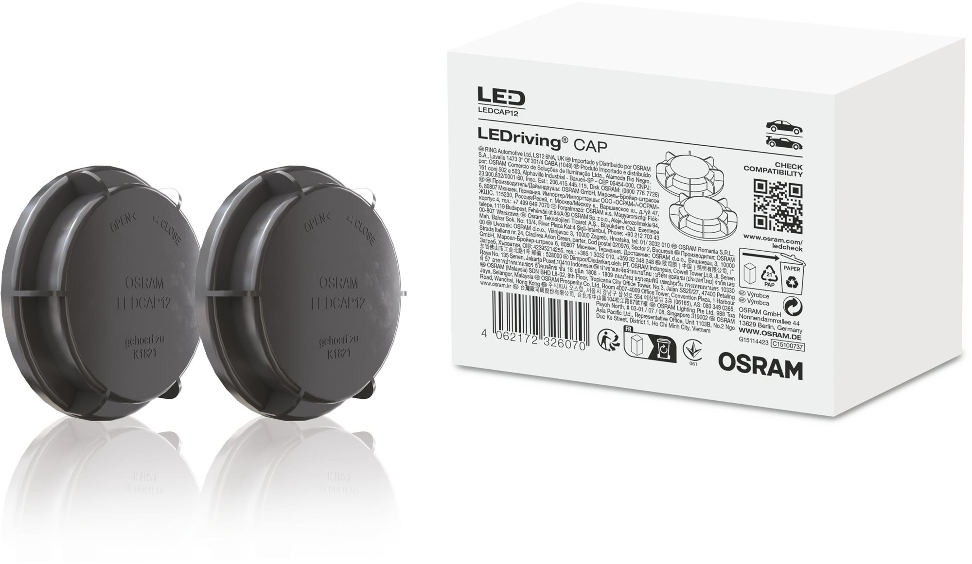 OSRAM LEDriving krytka svetlometu LEDCAP12 na Ford Transit, Tourneo Custom