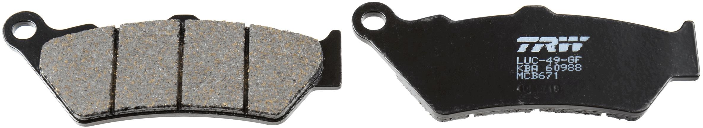 TRW Brzdové doštičky MCB671