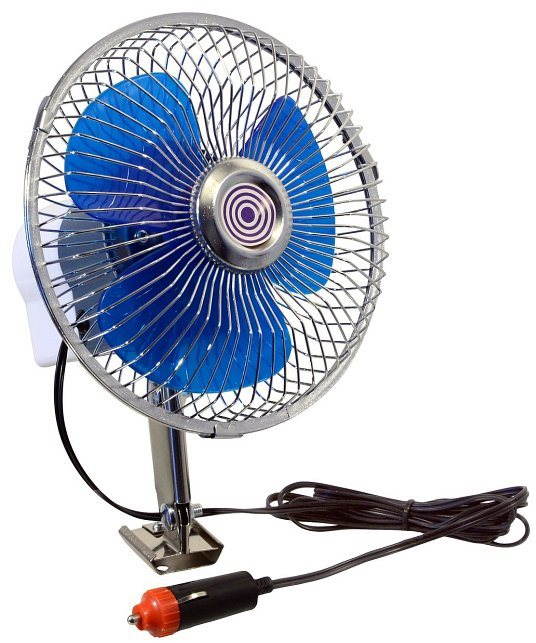 COMPASS Ventilátor 12 V Maxi otočný
